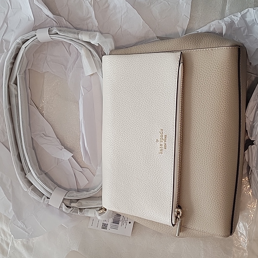 Kate Spade White & Cream Bag Nwt